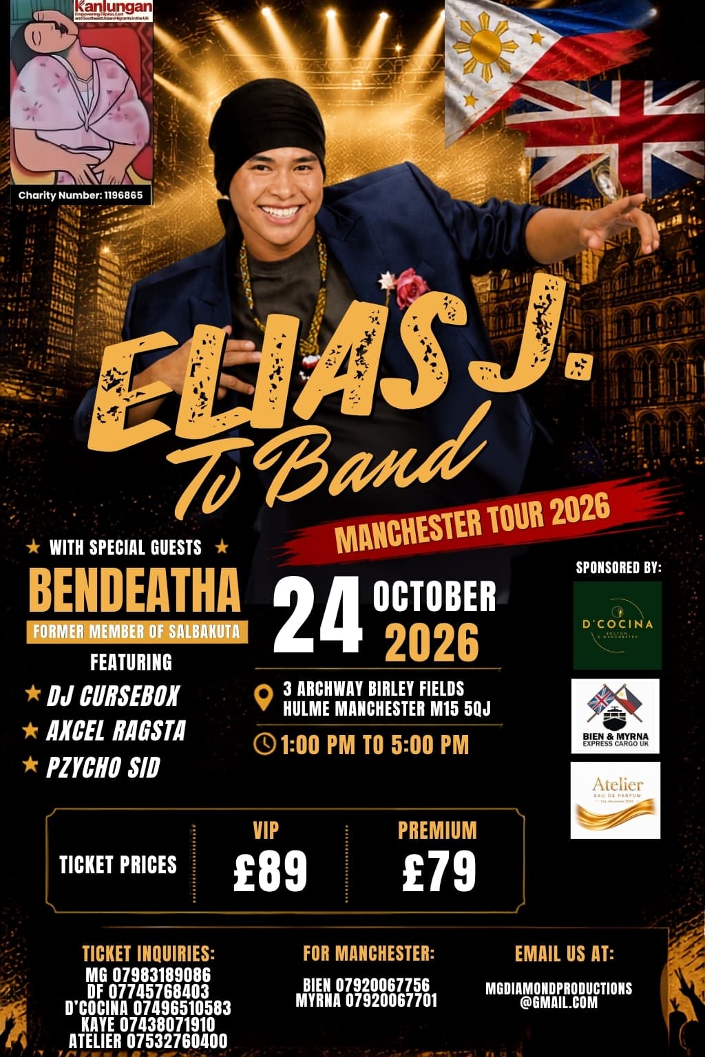 Elias J. Tv Band Live in Manchester 2026