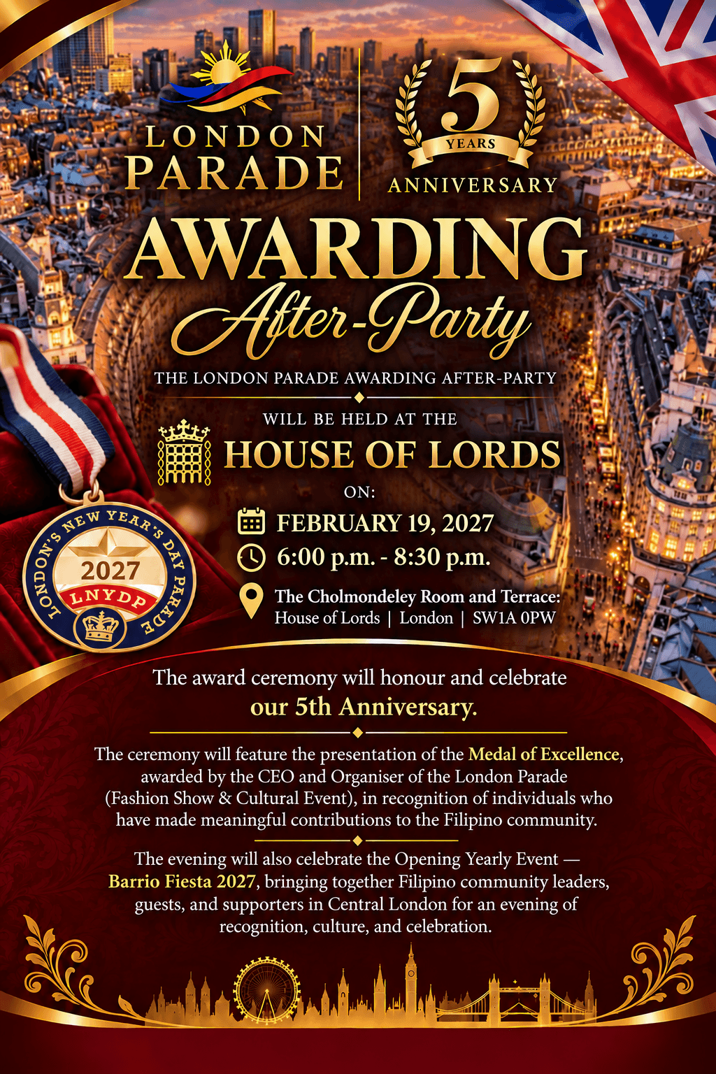 London Parade Anniversary After-Party